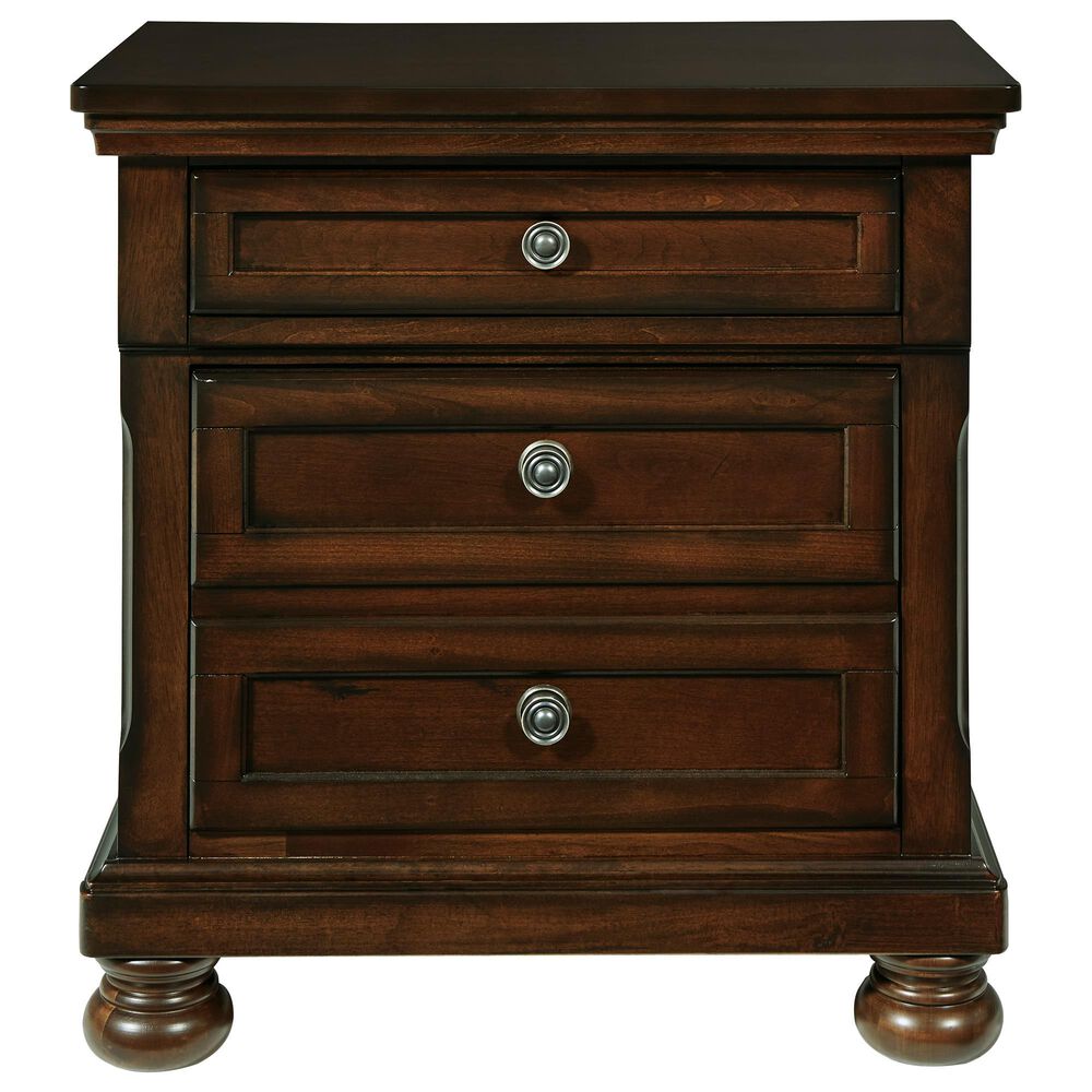 Millenium Porter 4-Piece King Storage Bedroom Set in Rustic Brown, , large