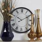 Maple and Jade 20" Wall Clock in Black and White, , large