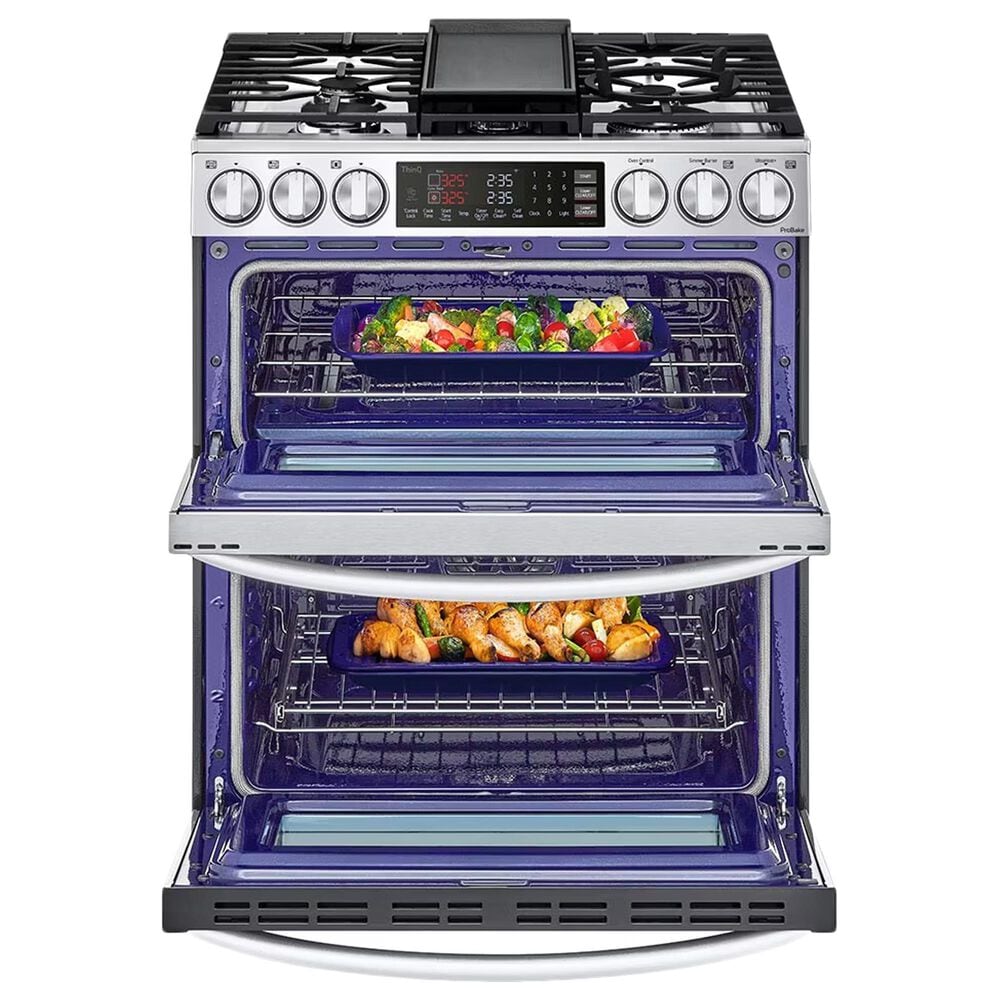 LG Gas Double Oven Slide-In Range