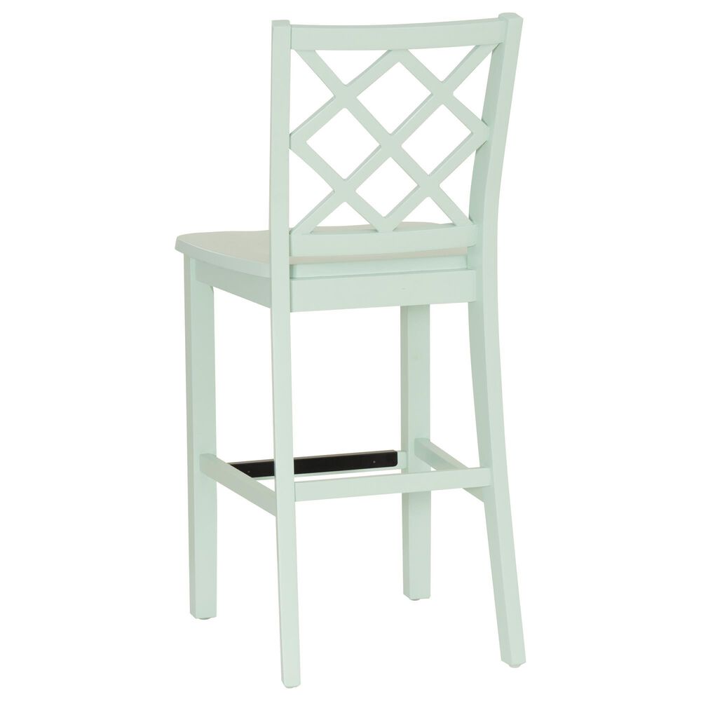 Linon Home Decor Mayfair Counter Stool in Mint Green, , large