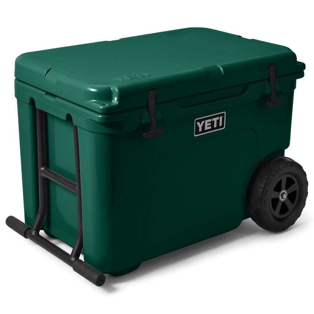 YETI Tundra Haul Wheeled Cooler in Black Forest Green, , large