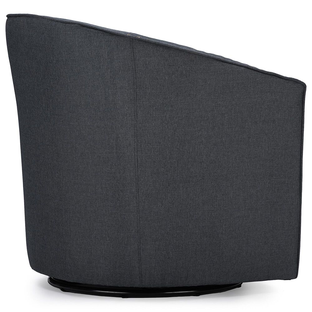 Baxton Studio Porter Swivel Chair in Grey, , large