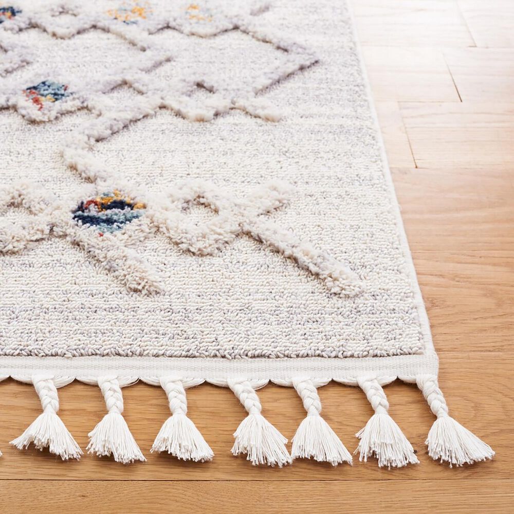 Safavieh Marrakesh Southwestern 2&#39;2&quot; x 6&#39; Grey and Light Grey Runner, , large