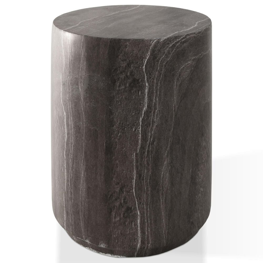 Furniture of America Karvyn 14" Side Table in Warm Gray, , large