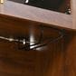 HOMLUX 75" Arched Kitchen Pantry Cabinet with LED Light in Walnut, , large