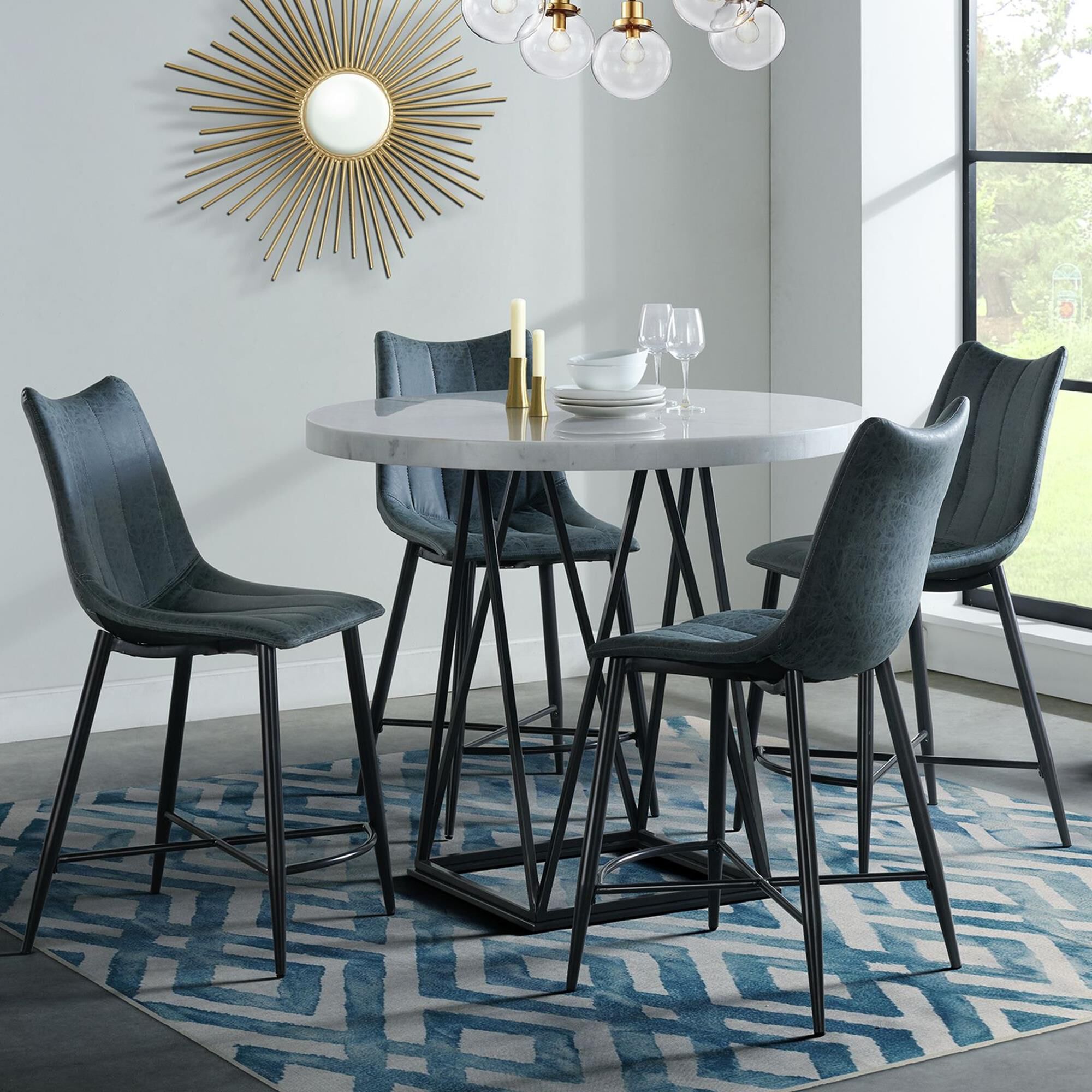 Nebraska furniture mart round dining table discount