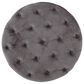 Noble House Aaden Tufted Ottoman in Gray Velvet, , large