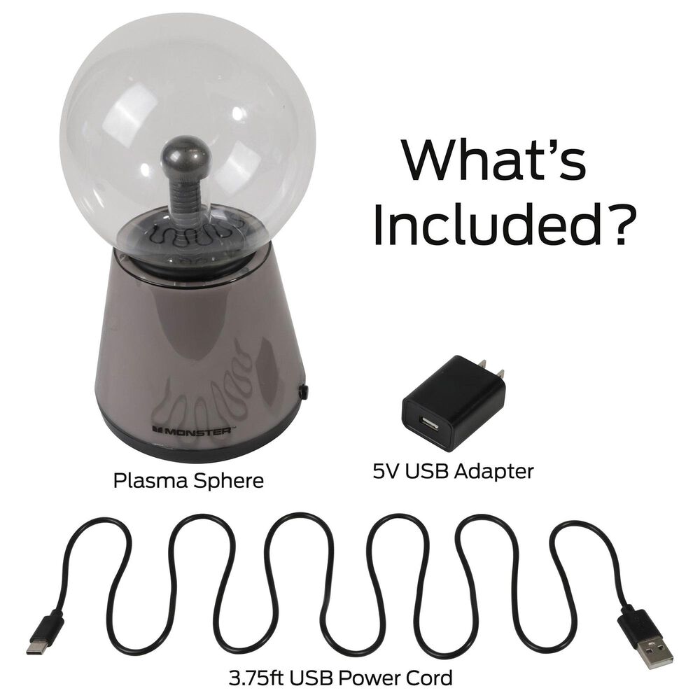 Monster Illuminessence Plasma Sphere with Timer Mode in Multicolor, , large