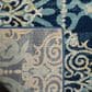 Safavieh Evoke EVK230A 2"2" x 4" Royal Blue and Light Blue Scatter Rug, , large