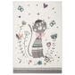 Safavieh Carousel CRK187 6"7" x 9" Ivory and Pink Kids  Area Rug, , large