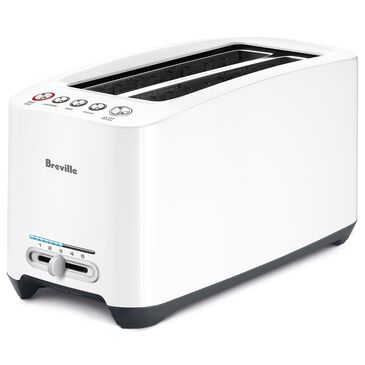 Breville 4-Slice Lift and Look Long Slot Toaster in White, , large