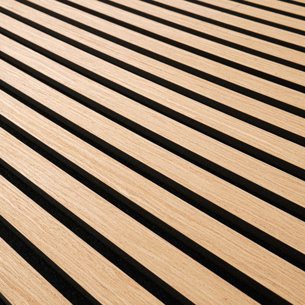 MS International Sonowood Almond 24" x 48" Acoustic Wood Slat Panels, , large