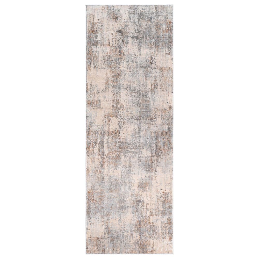 Surya Alpine ALP-2304 2"7" x 7"3" Light Gray, Taupe, Medium Brown, Gray and Charcoal Runner, , large