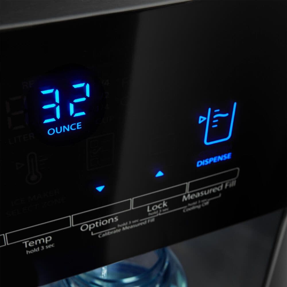 Whirlpool 22.1 Cu. Ft. Freestanding French Door Refrigerator in Black Stainless Steel, , large