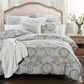 HiEnd Accents Dalia 3-Piece Super King Comforter Set in Powder Blue and Crisp White, , large