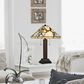 Cal Lighting Blossom Tiffany Table Lamp with Pull Chain Switch in Dark Bronze, , large