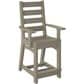 Amish Country Coastal Captain Chair in Weatherwood, , large