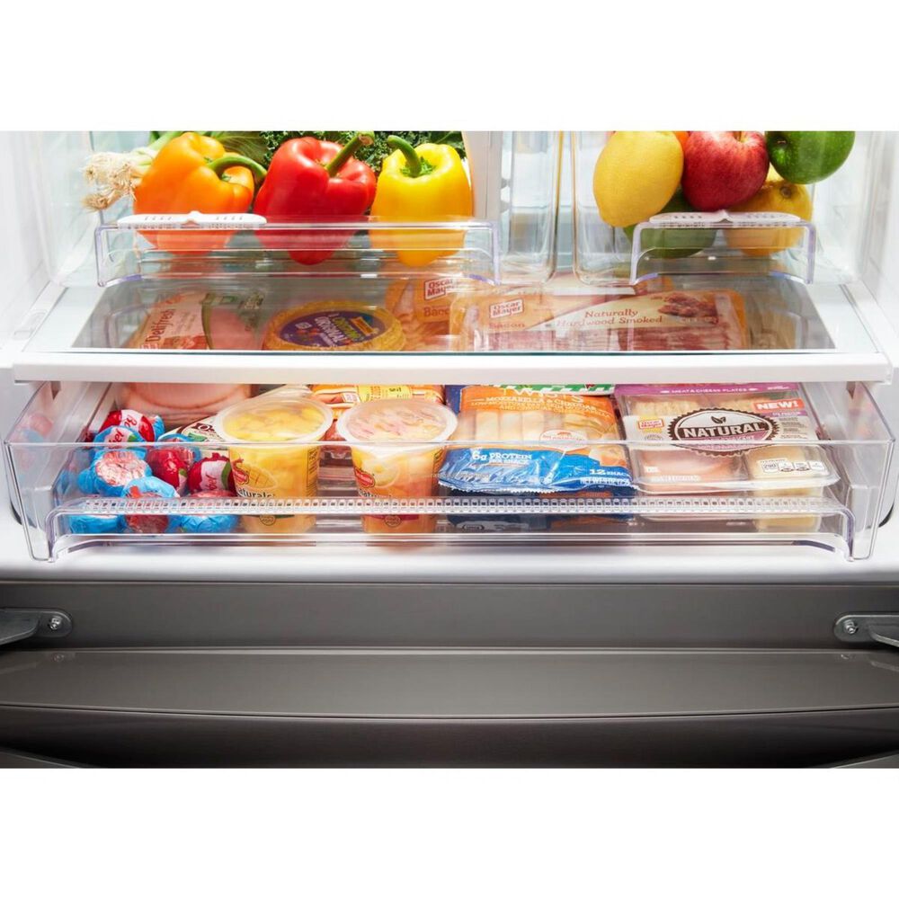 Whirlpool 30&quot; Wide French Door Refrigerator in Fingerprint Resistant Stainless Steel, , large