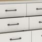 Ashley Linnocreek 4-Piece Full Bedroom Set in White and Warm Brown, , large