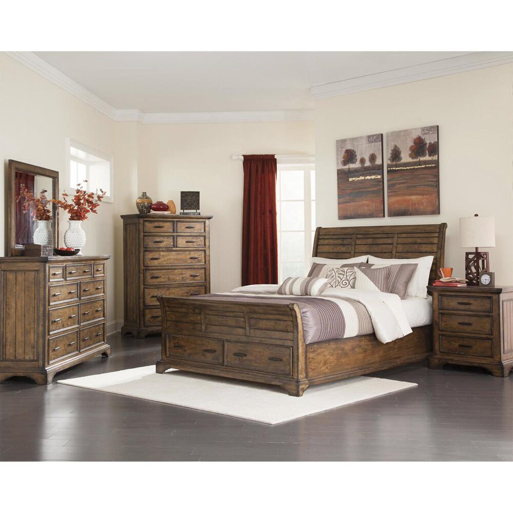 Pacific Landing Elk Grove 6 Drawer Chest in Vintage Bourbon, , large