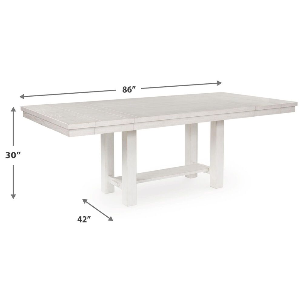 Ashley Robbinsdale Dining Table in Antique White - Table Only, , large
