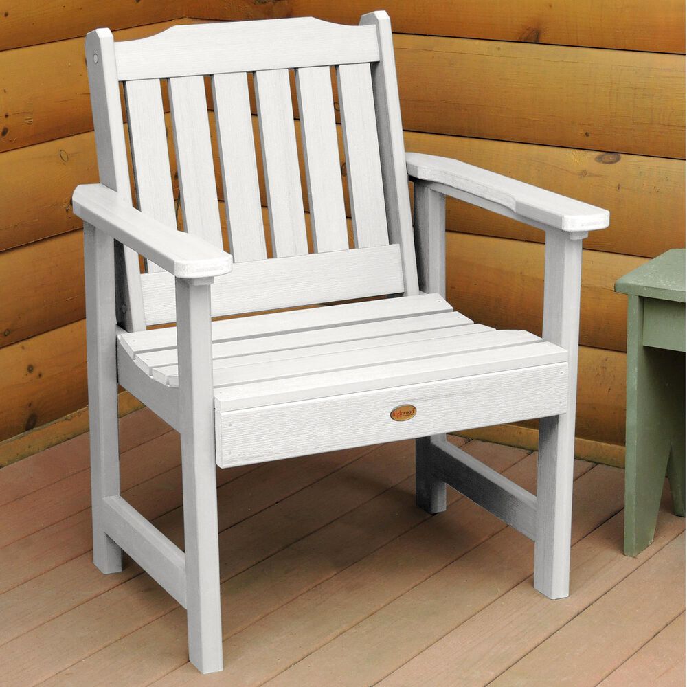 Highwood USA Lehigh Garden Chair in White NFM