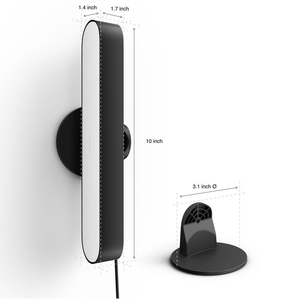 Philips 2nd Generation Bridge with Light Bar Double Pack in Black, , large