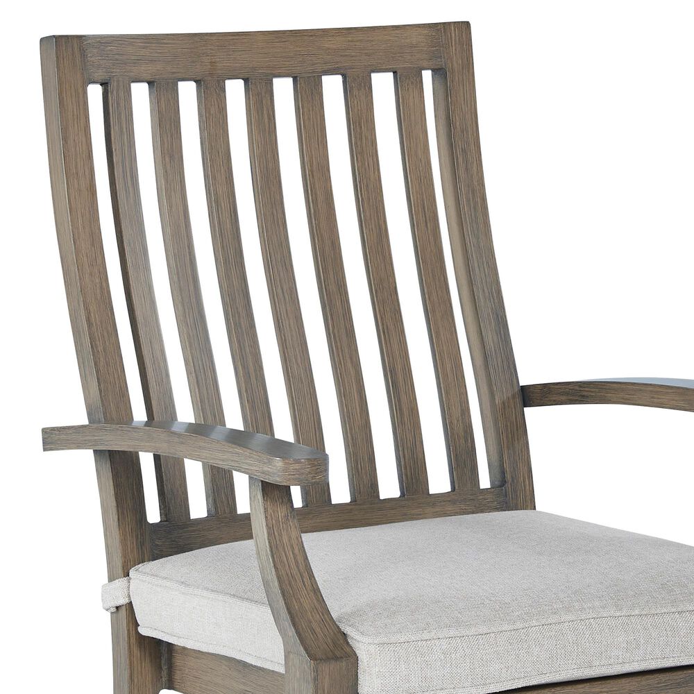 Ashley Rainier Ranch Arm Chair in Brown &#40;Set of 2&#41;, , large