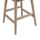 Armen Living Sadie 26" Swivel Counter Height Stool in Washed Wood, , large