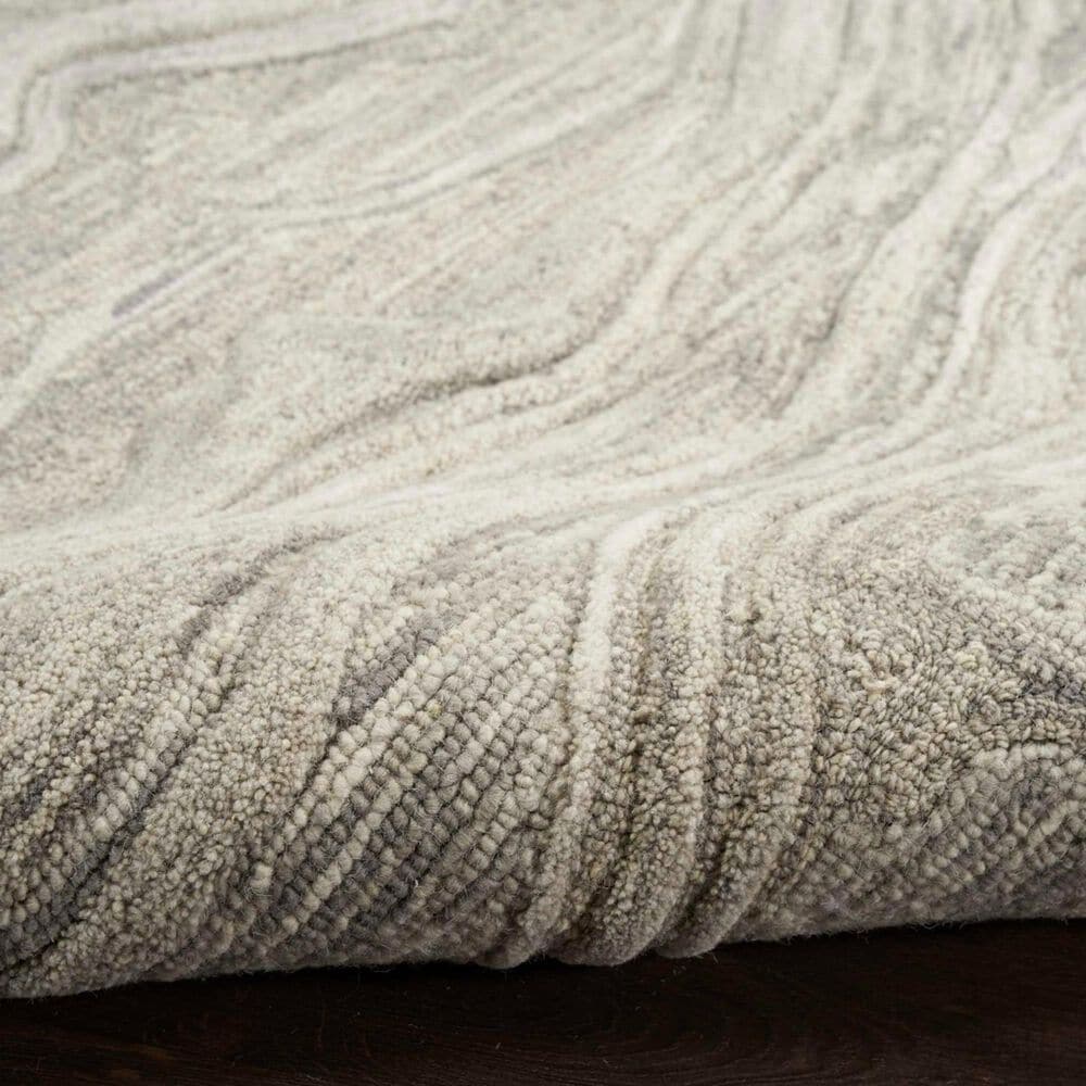 Nourison Graceful 8&#39;6&quot; x 11&#39;6&quot; Gray Area Rug, , large