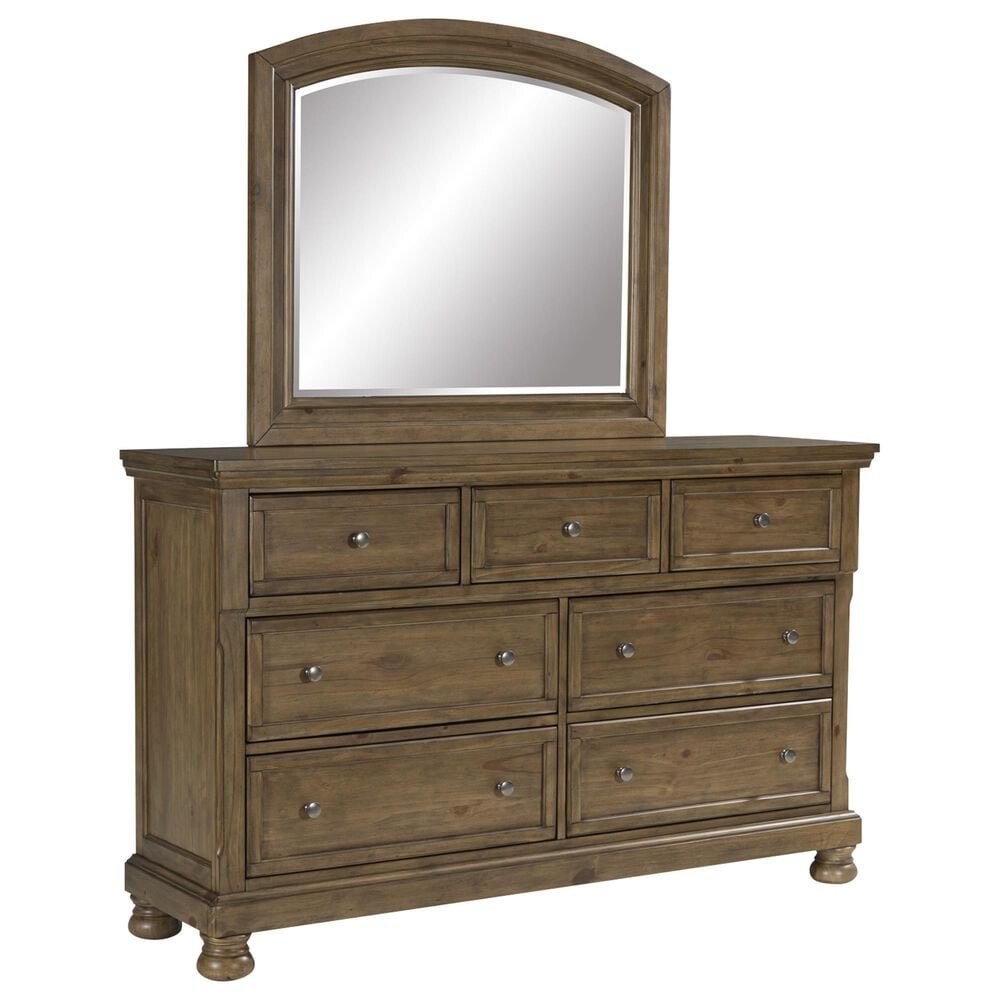 Ashley Feddinger 4-Piece Queen Storage Bedroom Set in Chestnut Brown, , large