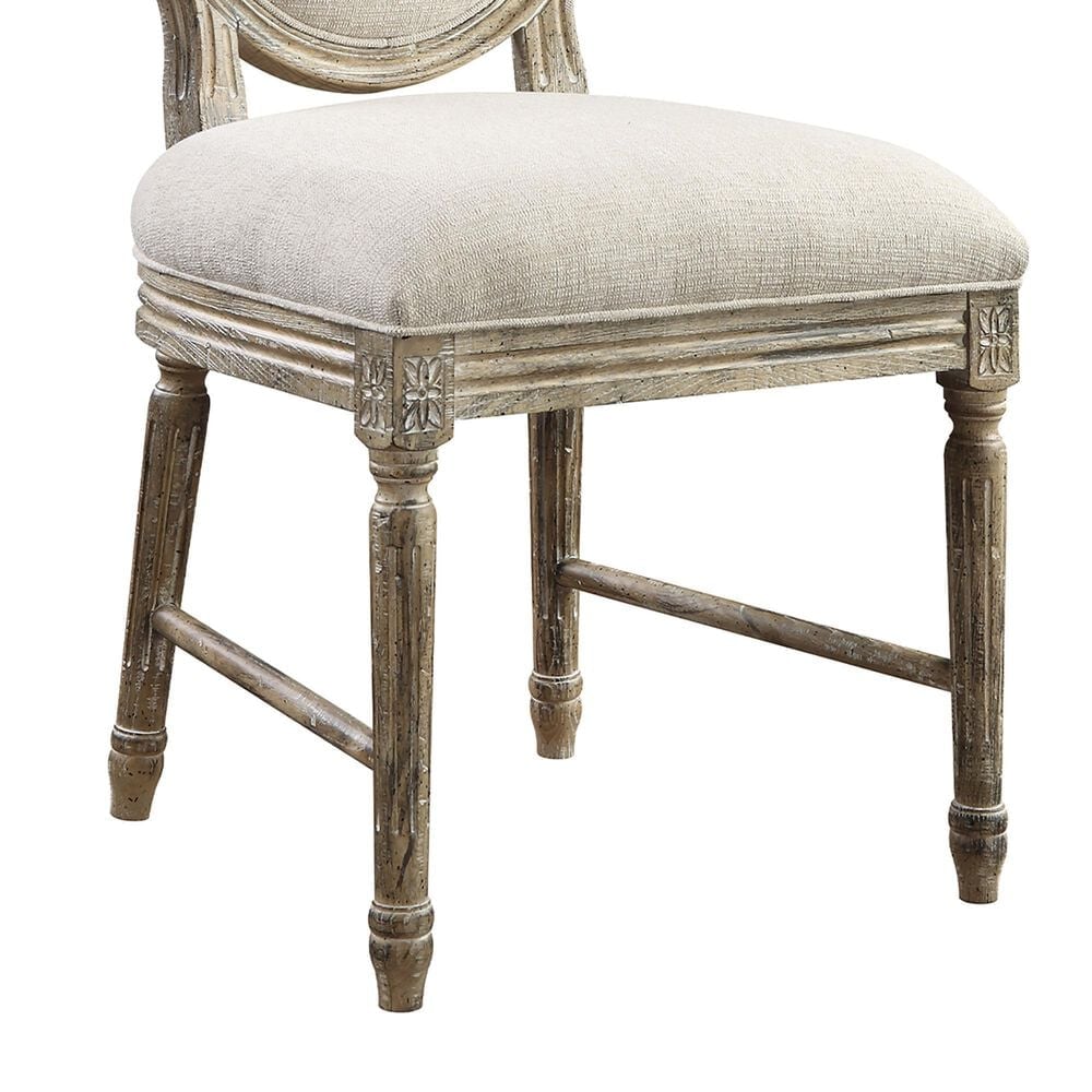 Emerald Home Furnishings Interlude Side Chair with Round Back in Sandstone Buff &#40;Set of 2&#41;, , large