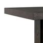 Millenium Burkhaus Rectangular Counter Dining Table in Brown Oak - Table Only, , large