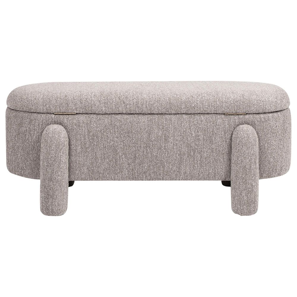Jennifer Taylor Home Hugo Storage Bench in Speckled Beige, , large