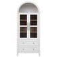 HOMLUX 71" Arched Kitchen Pantry Cabinet in White, , large