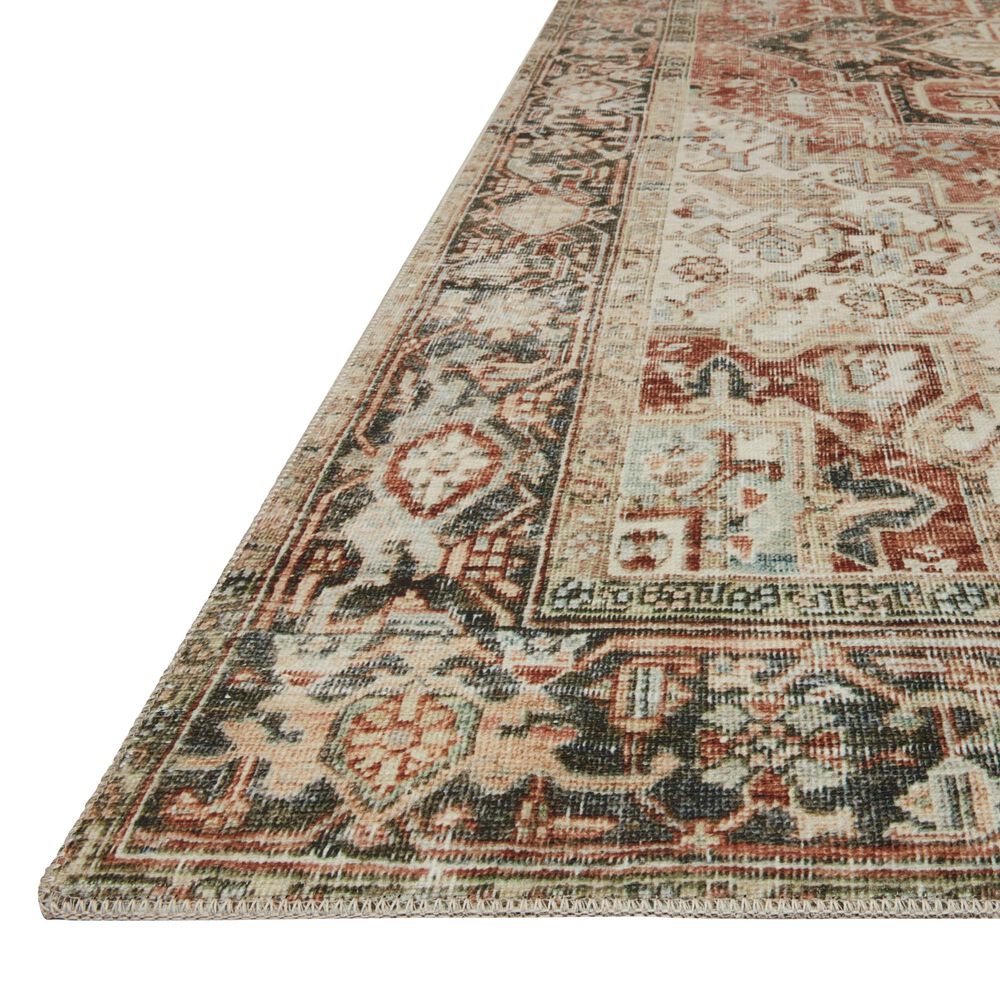 Magnolia Home Lenna LEA-03 2&#39; x 5&#39; Rust and Charcoal Area Rug, , large