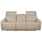 Superb Leather Power Motion Sofa with Power Headrest in Myrtle Light Grey, , large