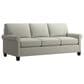 Bassett Spencer Stationary Queen Sleeper Sofa in Seamist, , large