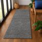 Dalyn Rug Company Soft Essentials Solid Graphite 2"3" x 7"6" Runner, , large