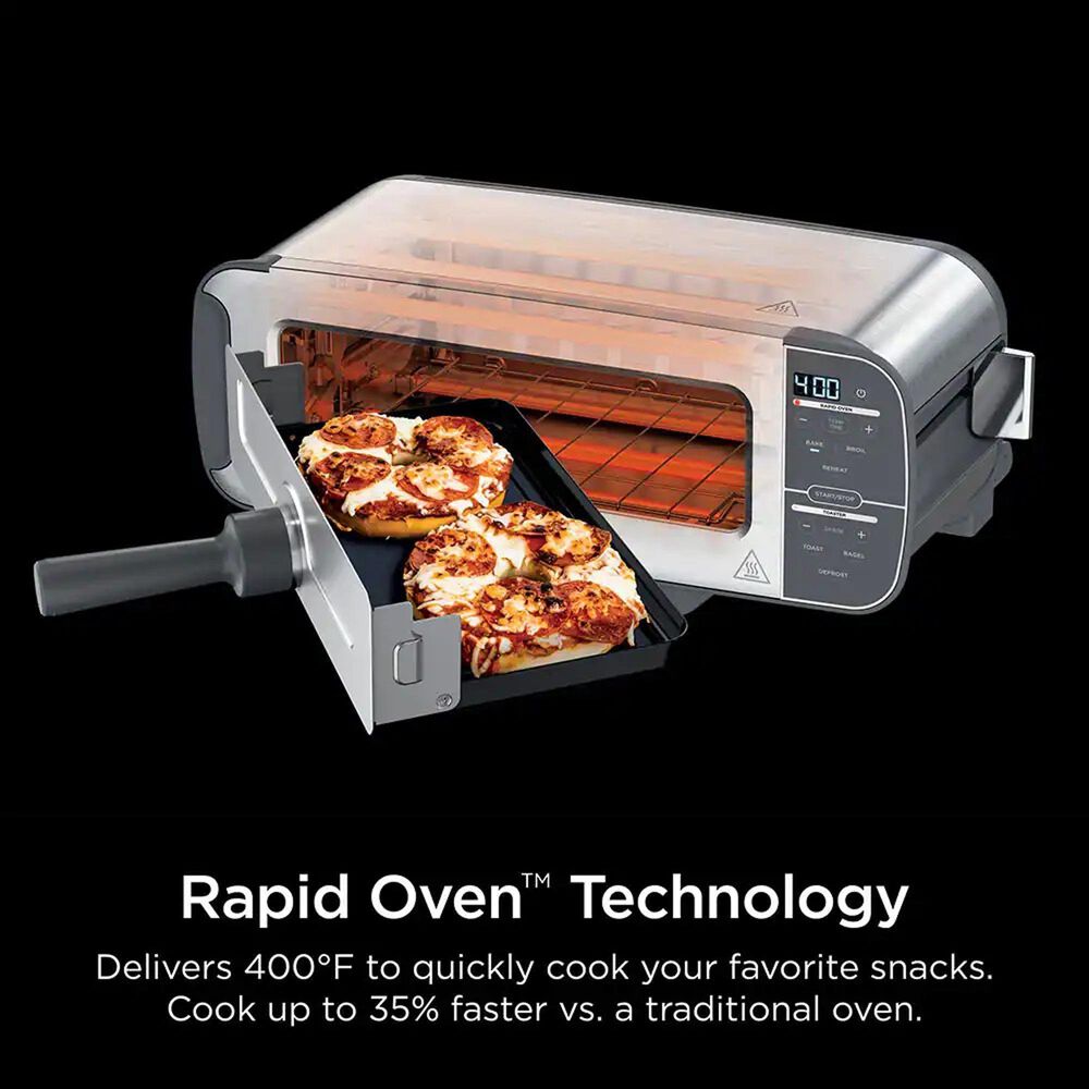Ninja Ninja Foodi 2-In-1 Flip Toaster in Stainless Steel, , large