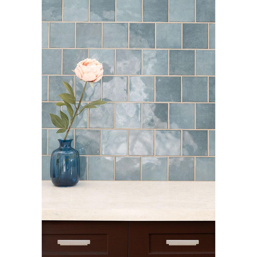 MS International Renzo Denim 5&quot; x 5&quot; Ceramic Tile, , large