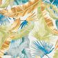 Safavieh Barbados Tropical Botanical 6"6" x 9"4" Gold and Green Indoor/Outdoor Area Rug, , large