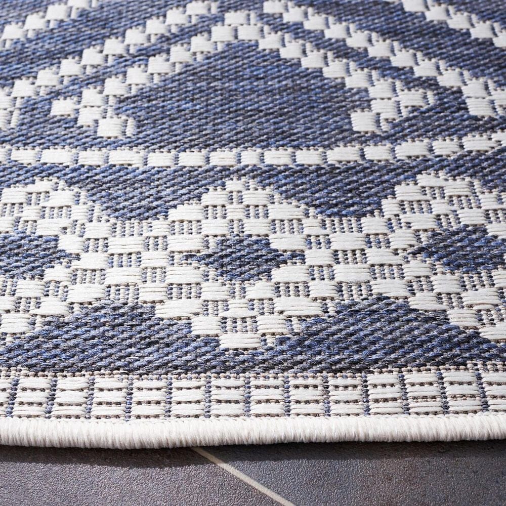 Safavieh Martha Stewart Cyprus 6&#39;7&quot; Round Grey and Ivory Area Rug, , large