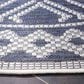 Safavieh Martha Stewart Cyprus 6"7" Round Grey and Ivory Area Rug, , large