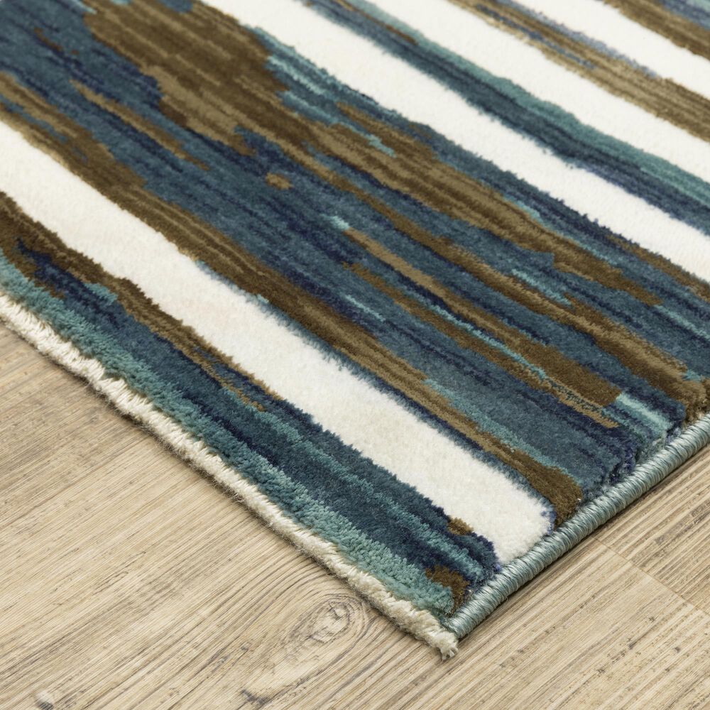 Oriental Weavers Reed RE05A 7&#39;10&quot; x 10&#39;10&quot; Ivory and Blue Area Rug, , large