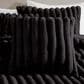 Hallmart Collectibles Ethan 20" x 20" Square Throw Pillow in Black, , large