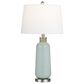 Crestview Collection Glass Table Lamp in Green and Nickel, , large