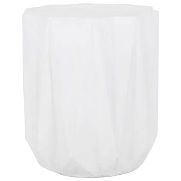 Hearth and Haven Star Patio Side Table in Antique White, , large