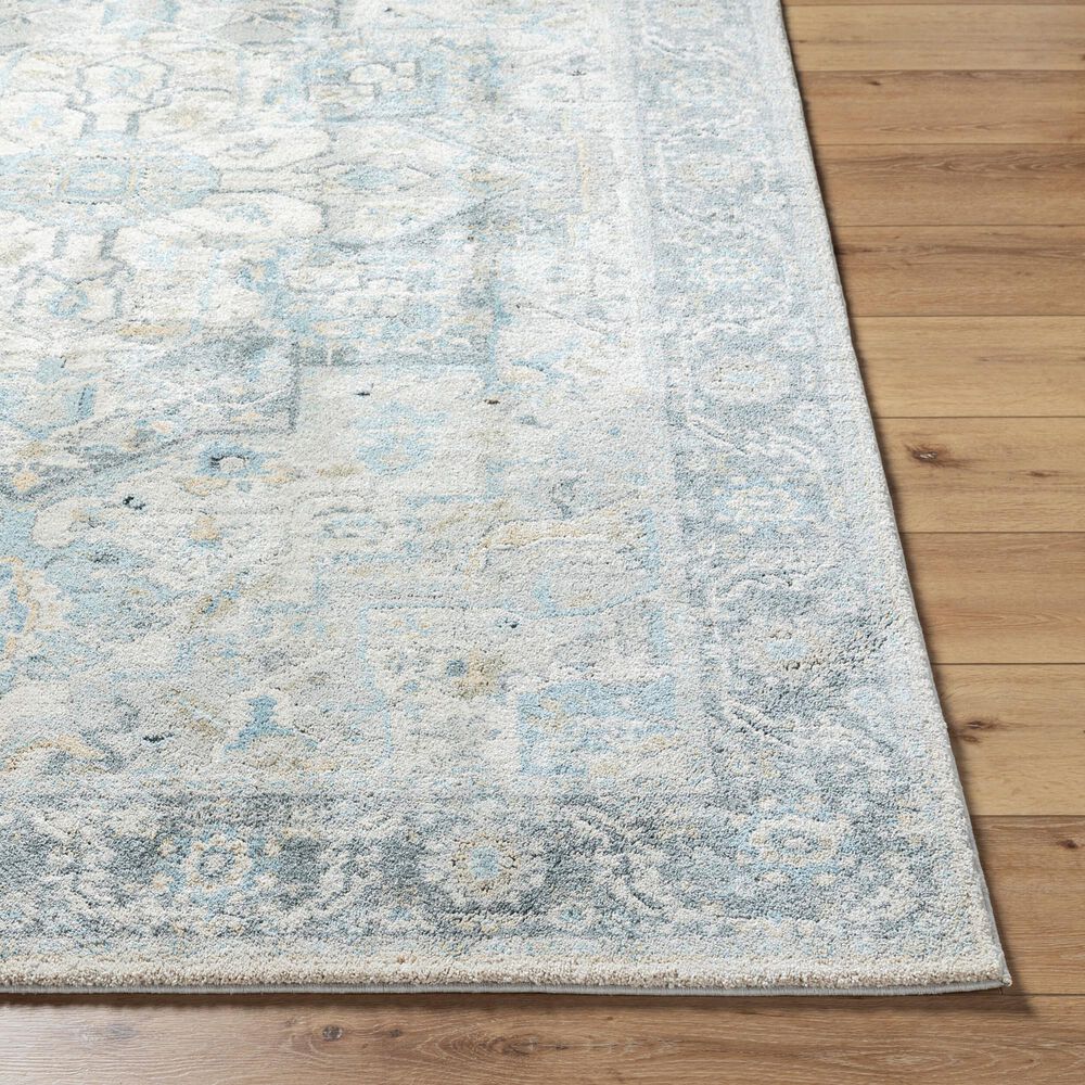Surya Avellino 10&#39; x 14&#39; Light Beige, Gray, Pale Blue, Deep Teal, Denim, Tan and Light Olive Area Rug, , large