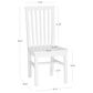 Linon Home Decor Percival Side Chair in White (Set of 2), , large